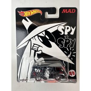 2017 Hot Wheels MAD Spy vs Spy '66 Dodge A100 Premium Real Riders DWH40